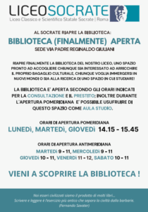 Avviso biblioteca